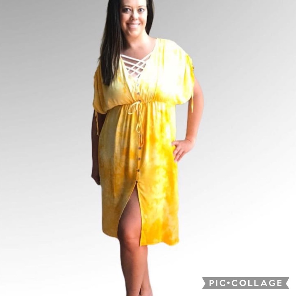 Tie Dye Cinch Dress